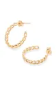 χρυσαφί Ασημένια επιχρυσωμένα σκουλαρίκια ANIA KRUK Trendy Γυναικεία