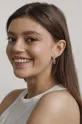Ασημένια σκουλαρίκια ANIA KRUK Trendy ασημί