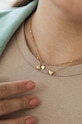 Accesorii ANIA KRUK colier din argint placat cu aur Romantica SLTNS2200Z aur
