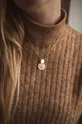 Strieborný pozlátený náhrdelník ANIA KRUK Vintage zlatá