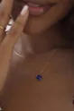 Strieborný pozlátený náhrdelník ANIA KRUK Duo zlatá