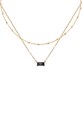 Stříbrný pozlacený náhrdelník ANIA KRUK Sugar stříbro zlatá SYZNS1411Z