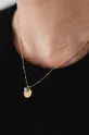 Ogrlica iz srebra prevlečenega z zlatom ANIA KRUK SUMMER zlata