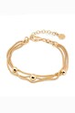 ANIA KRUK bracciale in argento placcato in oro OVAL argento oro SLTAS2490Z