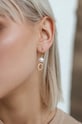 Ασημένια επιχρυσωμένα σκουλαρίκια ANIA KRUK VINTAGE SAKKP0310Z χρυσαφί ZA00