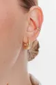Uhan za zgornji del ušesa iz srebra prevlečenega z zlatom ANIA KRUK HIPPIE  Srebra pozlačeno s 24k zlatom