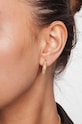 Doplňky Stříbrné pozlacené náušnice ANIA KRUK TRENDY SMVKS1520Z zlatá