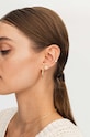 Doplňky Stříbrné pozlacené náušnice ANIA KRUK BELIEVE SAKKS2270Z zlatá