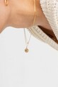 Stříbrný pozlacený náhrdelník ANIA KRUK BELIEVE SAKNS2290Z