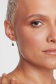 Срібні сережки з позолотою ANIA KRUK DUO золотий SOPKN0700Z