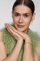 Srebrna narukvica presvučena zlatom ANIA KRUK TRENDY zlatna SSIAS1680Z