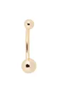 χρυσαφί Επιχρυσωμένο σκουλαρίκι για αφαλό ANIA KRUK ROCK IT Γυναικεία