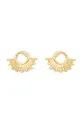 χρυσαφί Ασημένια επιχρυσωμένα σκουλαρίκια ANIA KRUK BLAIR Γυναικεία