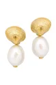 χρυσαφί Επιχρυσωμένα σκουλαρίκια ANIA KRUK ARIEL Γυναικεία