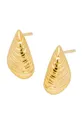 χρυσαφί Ασημένια επιχρυσωμένα σκουλαρίκια ANIA KRUK ARIEL Γυναικεία
