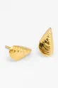 Ασημένια επιχρυσωμένα σκουλαρίκια ANIA KRUK ARIEL χρυσαφί