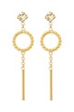 Pozlacené náušnice ANIA KRUK GLAMOUR pozlacení zlatá SSIKC1770Z