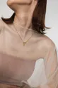 zlatá Strieborný pozlátený náhrdelník ANIA KRUK ROMANTICA