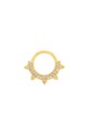 Piercing uhan ANIA KRUK ROCK IT srebro zlata SRUKC1922Z