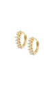 χρυσαφί Ασημένια επιχρυσωμένα σκουλαρίκια ANIA KRUK GLAMOUR Γυναικεία