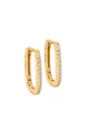 χρυσαφί Ασημένια επιχρυσωμένα σκουλαρίκια ANIA KRUK GLAMOUR Γυναικεία