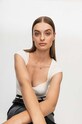 Серебряное колье с позолотой ANIA KRUK DUO золотой SAKNN2056Z