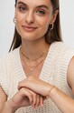 ANIA KRUK naszyjnik ze srebra pokrytego złotem DUO złoty SAKNN2062Z