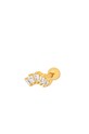 Серьга для пирсинга ANIA KRUK ROCK IT серебро золотой SRUKC2092Z