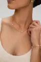 χρυσαφί Ασημένια επιχρυσωμένα σκουλαρίκια ANIA KRUK ARIEL