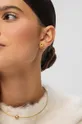 Ασημένια επιχρυσωμένα σκουλαρίκια ANIA KRUK VINTAGE Ασημί επιχρυσωμένο με 24 καράτια