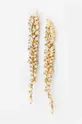 Ασημένια επιχρυσωμένα σκουλαρίκια ANIA KRUK GLAMOUR χρυσαφί
