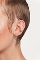 Doplňky Náušnice vyrobené ze stříbra pozlacené zlatem ANIA KRUK TRENDY SRUKS1530Z zlatá