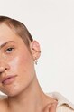 Náušnice vyrobené ze stříbra pozlacené zlatem ANIA KRUK TRENDY zlatá SRUKS1530Z