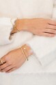 Серебряный браслет с позолотой ANIA KRUK VINTAGE золотой SLTAS2840Z