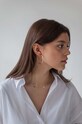 Strieborné pozlátené náušnice ANIA KRUK TRENDY SSIKS0670Z zlatá ZA00