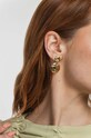 Doplňky Stříbrné pozlacené náušnice ANIA KRUK VINTAGE SSIKS0830Z zlatá