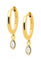 Серебряные серьги с позолотой ANIA KRUK GLAMOUR серебро золотой SMRKC1252Z