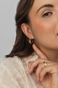 Accesorii ANIA KRUK cercei din argint placat cu aur HIPPIE SMRKS1270Z aur