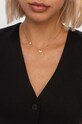 Akcesoria ANIA KRUK naszyjnik ze srebra pokrytego złotem BELIEVE SJDNP0262Z złoty