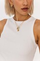 Серебряное колье с позолотой ANIA KRUK ARIEL золотой SJDNS0280Z