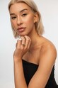 Серебряное кольцо с позолотой ANIA KRUK SUGAR SJDPC0249Z золотой