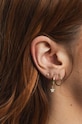Zlaté náušnice ANIA KRUK GLOW zlatá ZEMKC2122