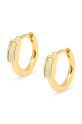 ANIA KRUK orecchini in argento placcato in oro DUO pietra naturale oro SMRKY1339Z