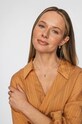 Кольє зі срібла з позолотою ANIA KRUK DUO золотий SMRNN1344Z