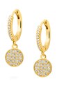 Срібні сережки з позолотою ANIA KRUK GLAMOUR срібло золотий SMVKC1772Z