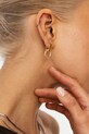 Срібні сережки з позолотою ANIA KRUK GLAMOUR золотий SMVKC1802Z