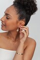 Аксессуары Серебряные серьги с позолотой ANIA KRUK GLAMOUR SMVKC1842Z золотой