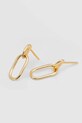 Strieborné pozlátené náušnice ANIA KRUK TRENDY SGCKS0680Z zlatá ZA00