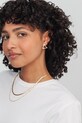 Аксессуары Серебряные серьги с позолотой ANIA KRUK TRENDY SLTKS3220Z золотой