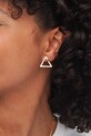 Серебряные серьги с позолотой ANIA KRUK TRENDY золотой SLTKS3220Z